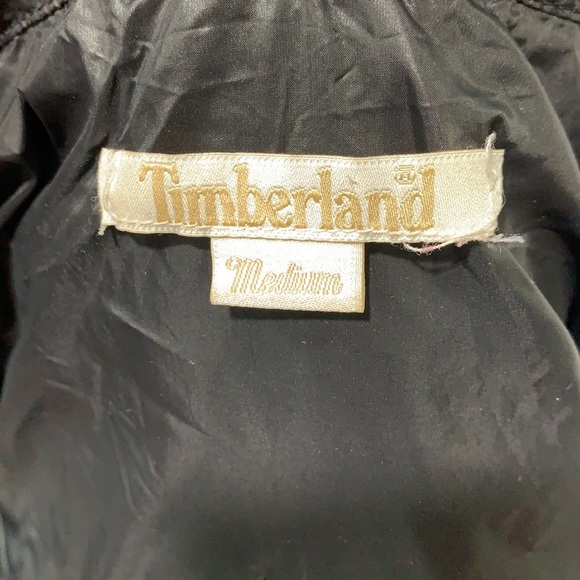 Timberland Black Down Hooded Jacket Medium - Picture 9 of 10